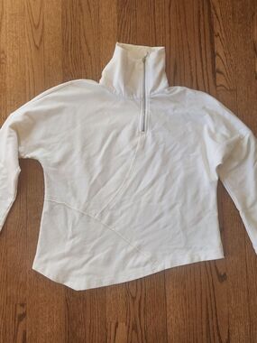 Liv Quarter Zip Pullover by Liv by Habitat In Winter White